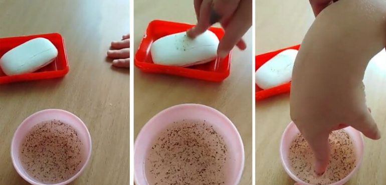 Кako „virus“ beži od čistih ruku – eksperiment za decu