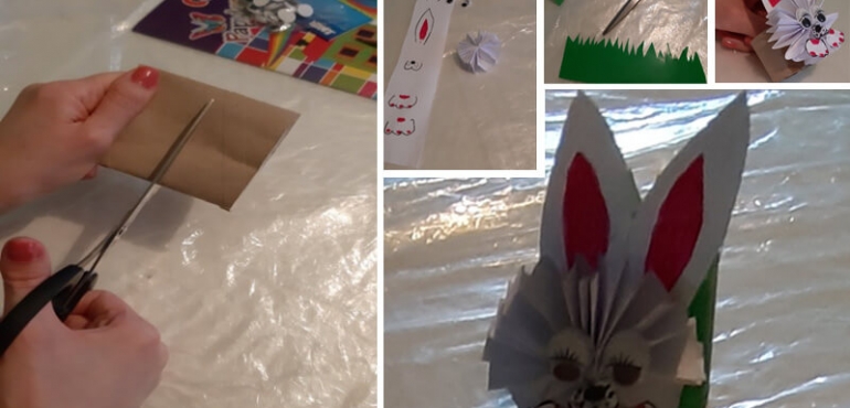 Napravite uskršnju korpicu i zeca