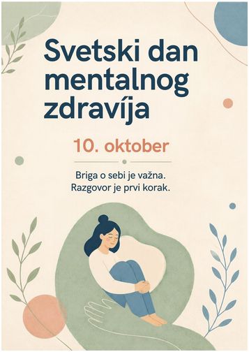 Светски дан менталног здравља 10. октобар